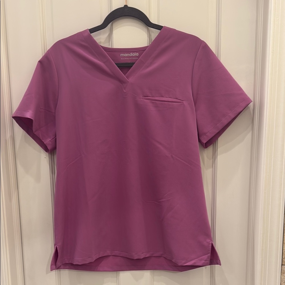 Mandala Short Sleeve Scrub Top